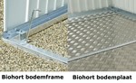 Afbeelding bij optie Biohort bodemframe en bodemplaat voor uw [PRODUCT]