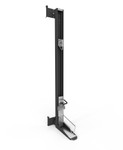 Afbeelding bij optie Biohort fietshouder voor de Biohort Neo 3D Kwartsgrijs metallic Dubbele deur (89051)