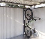 Afbeelding bij optie Biohort fietshouder voor de Biohort Neo 3A Zilver metallic Enkele deur (81009)
