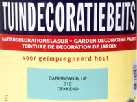 Afbeelding bij Hermadix Tuindecoratiebeits 713 Caribbean blue dekkend