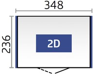 Afbeelding bij Biohort Neo 2D Kwartsgrijs metallic Enkele deur (89028)