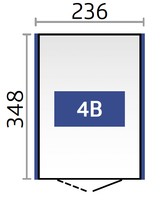Afbeelding bij Biohort Neo 4B Kwartsgrijs metallic Dubbele deur (87072)