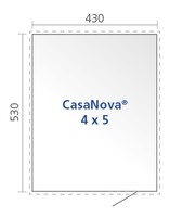 Afbeelding bij Biohort CasaNova 4x5 Kwartsgrijs metallic
