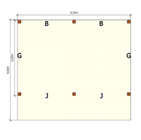 Afbeelding bij iGarden Kapschuur 450x300/400