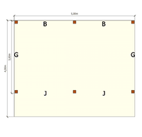Afbeelding bij iGarden Kapschuur 500x300/400