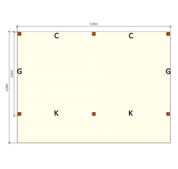 Afbeelding bij iGarden Kapschuur 550x300/400