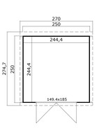 Outdoor Life Products Mila 250x250 Platinum Grey thumbnail