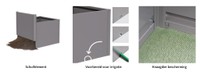 Afbeelding bij Biohort MoestuinBox 2x2 Zilver metallic (64035)