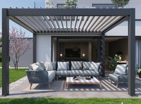 Biohort Pergola 3,5x3 Donkergrijs metallic (B440320) thumbnail