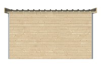 Woodlands tuinhuis Kasuko 385x295 met dakisolatie thumbnail