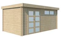 Woodlands tuinhuis Modern 505x295 met dakisolatie thumbnail