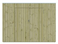 Woodlands tuinhuis Qube V1 298x298 geïmpregneerd thumbnail