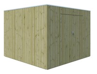 Woodlands tuinhuis Qube V1 298x298 geïmpregneerd thumbnail