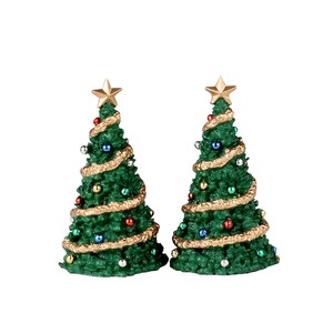 Lemax Classic Christmas Tree, Set of 2