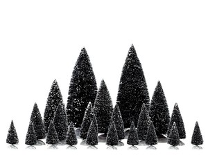Lemax 21 PC Assorted Pine Trees