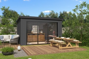 Outdoor Life Products Pernilla 385x295 Carbon Grey
