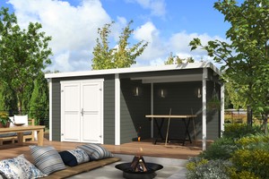 Outdoor Life Products Lars 500x250 Green Grey-Wit