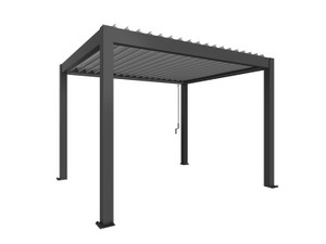 Biohort Pergola 3,5x3 Donkergrijs metallic / Zilver metallic (B449320)