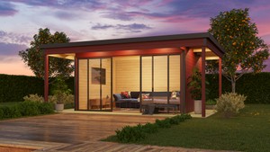 Lasita Maja Domeo 4 Loggia Set Sweden Red