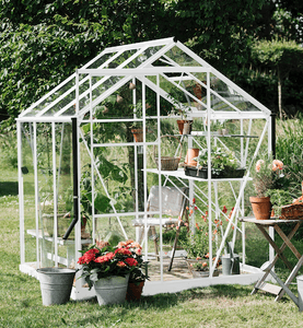 Royal Well Tuinkas Kate I wit 3 mm veiligheidsglas - Full Options