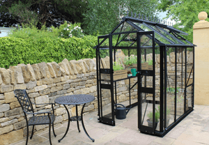 Halls Tuinkas Birdlip 46 veiligheidsglas Zwart