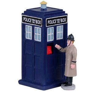 Lemax Police Call Box, Set of 2