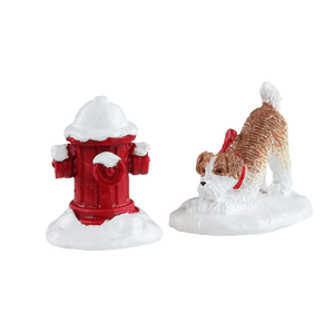 Lemax Snow Hydrant, Set of 2