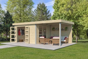 Woodlands tuinhuis Misaka 640x295 met dakisolatie