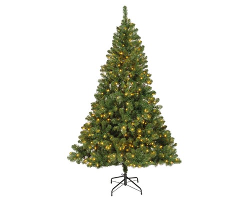 UISEBRT 210 cm premium kunstkerstboom met sneeuweffect en verlichting