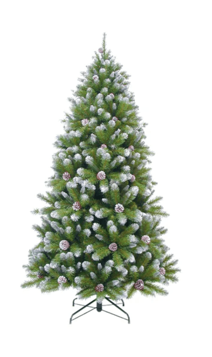 Afbeelding bij Black Box PINYON x-mas tree frosted TIPS 810 H185 Groen 