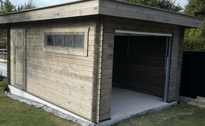 Afbeelding bij Garage Modulair Modern 450x500 28mm ACTIE