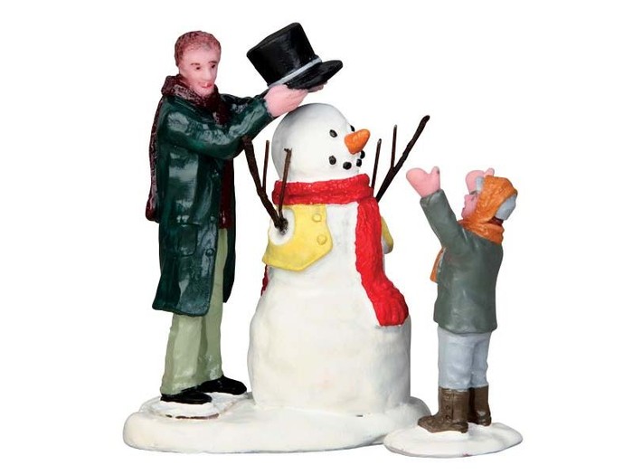 Afbeelding bij Lemax Sharp-Dressed Snowman, set of 2