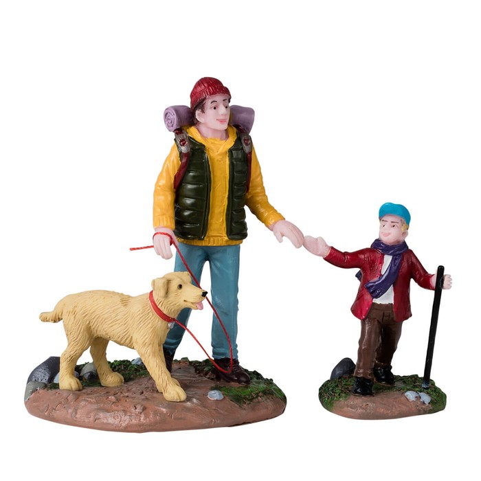 Lemax Hiking Buddies, Set Of 2