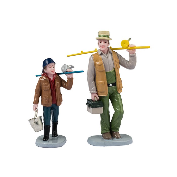 Lemax Fishin' Time, Set Of 2