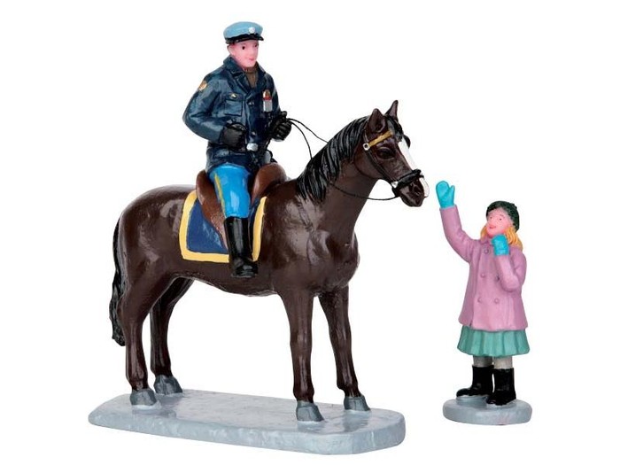 Lemax Mounted Policeman, set of 2