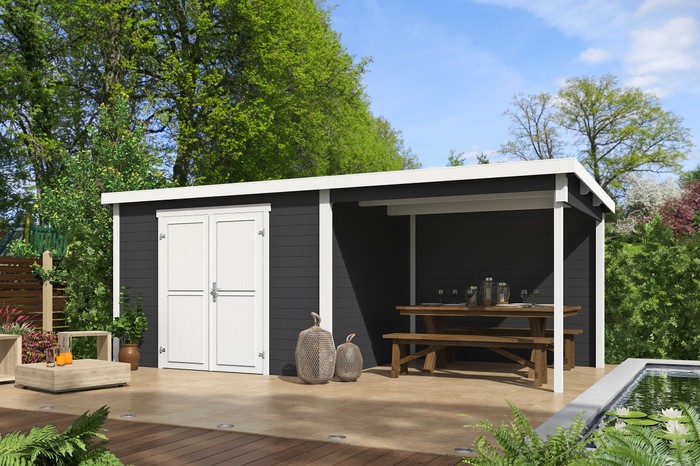 Outdoor Life Products Kjeld 550x250 Carbon Grey-Wit