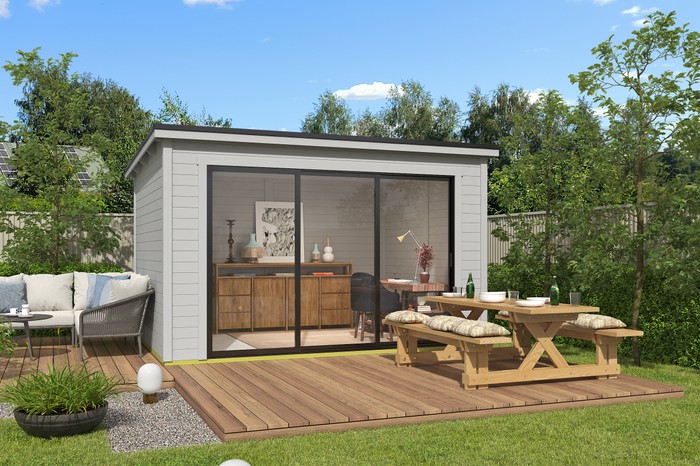 Outdoor Life Products Pernilla 385x295 Platinum Grey