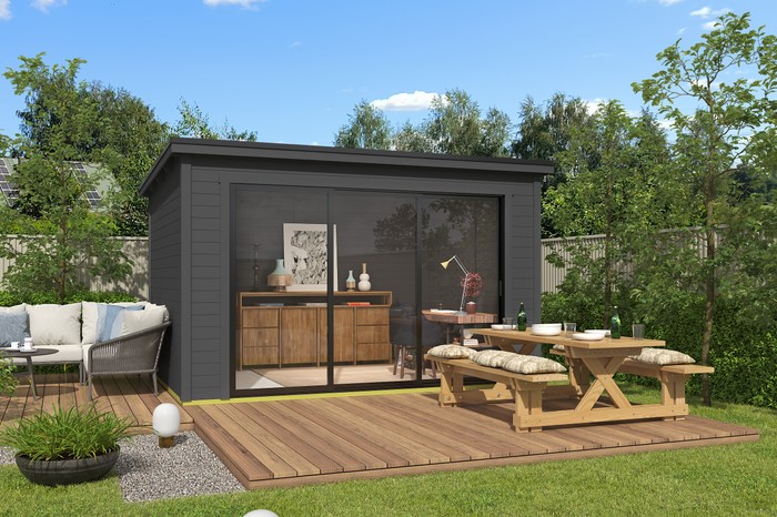 Outdoor Life Products Pernilla 385x295 Carbon Grey