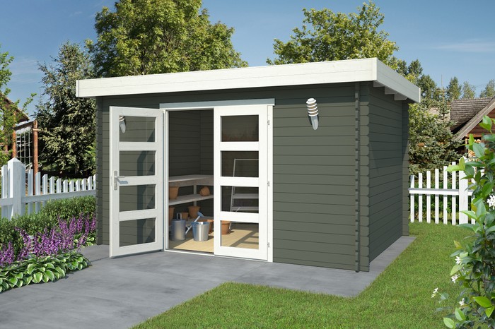 Outdoor Life Products Mikkel Green Grey-Wit