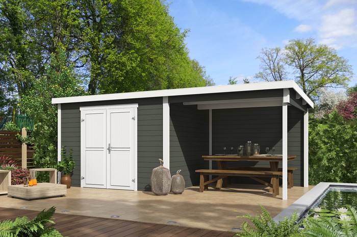 Outdoor Life Products Kjeld 550x250 Green Grey-Wit