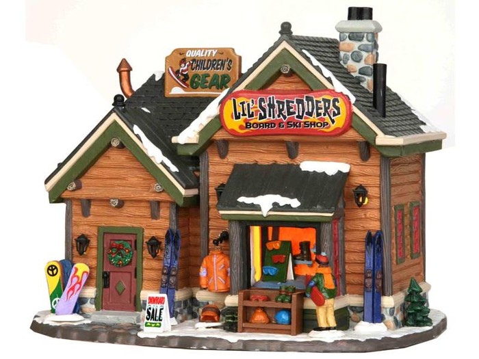 Lemax Lil Shredders Board and Ski Shop