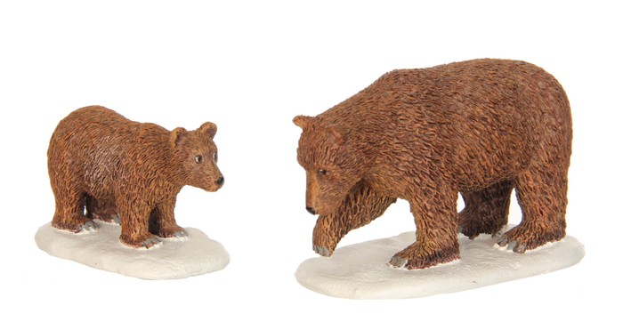 Afbeelding bij LuVille Bear And Cub, Set Of 2