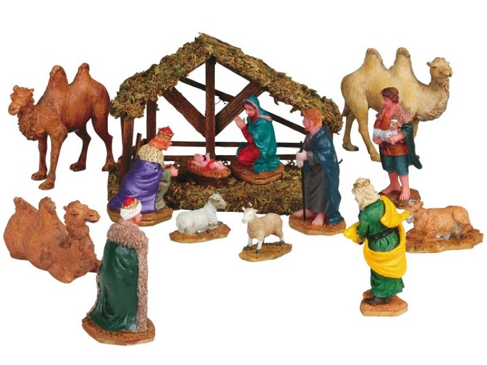 Afbeelding bij Lemax Nativity, set of 14