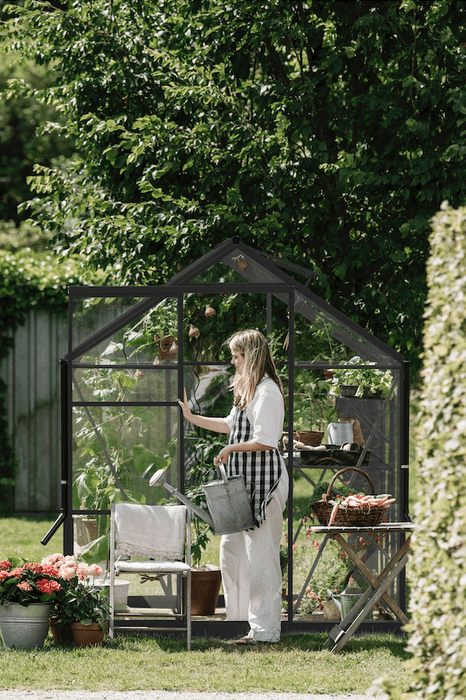 Royal Well Tuinkas Kate IV zwart 3 mm veiligheidsglas