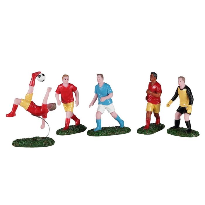 Lemax Playing Soccer, Set of 5