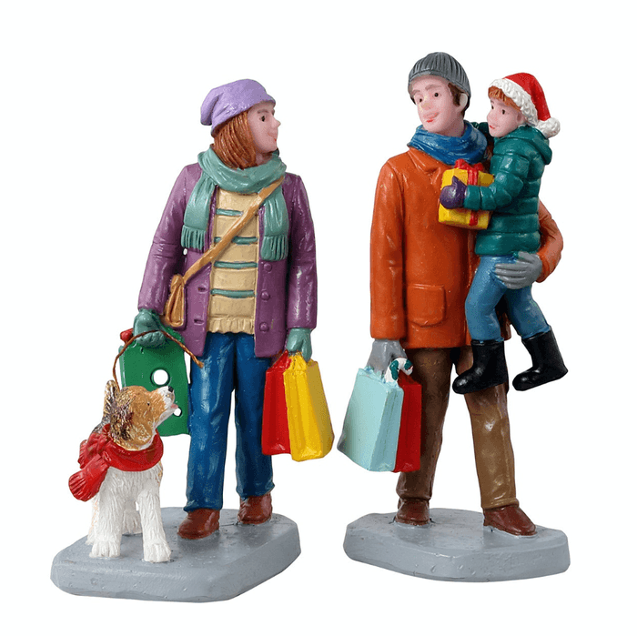 Lemax Holiday Shoppers, Set of 2