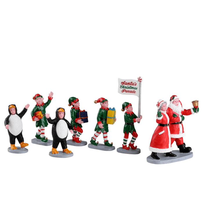 Lemax Santa's Elf Parade, Set of 7