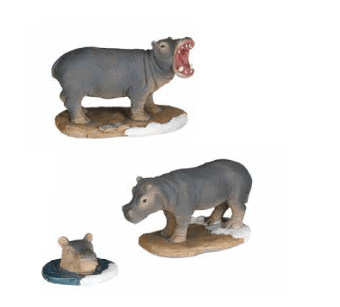 Afbeelding bij LuVille Hippopotamus Family 