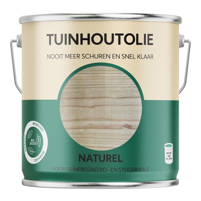 TuinhoutOlie Naturel 2,5 liter