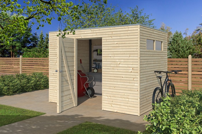 Woodlands tuinhuis Qube 300x210